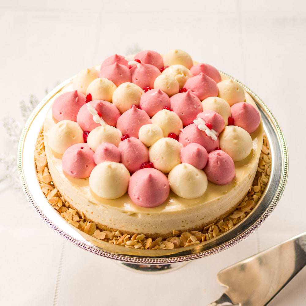 Cheesecake de Baunilha com Framboesa